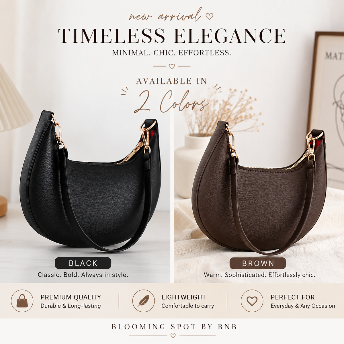 Luna Crescent Shoulder Bag