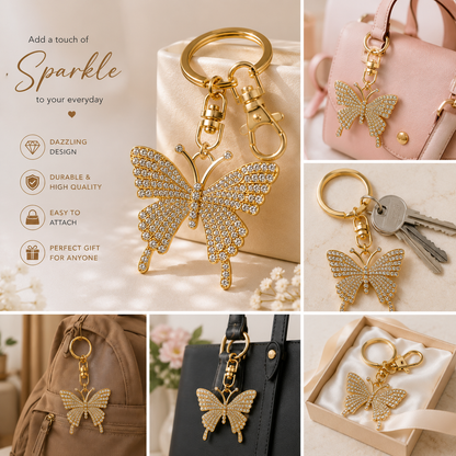 Butterfly Luxe Bag Charm