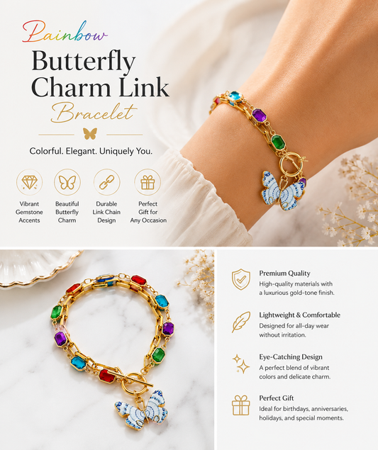 Butterfly Charm Link