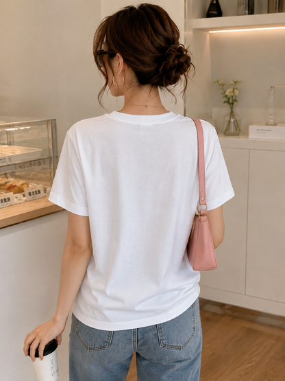 Pink Leopard Heart T-Shirt