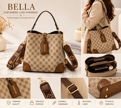 Bella Checkered handbag