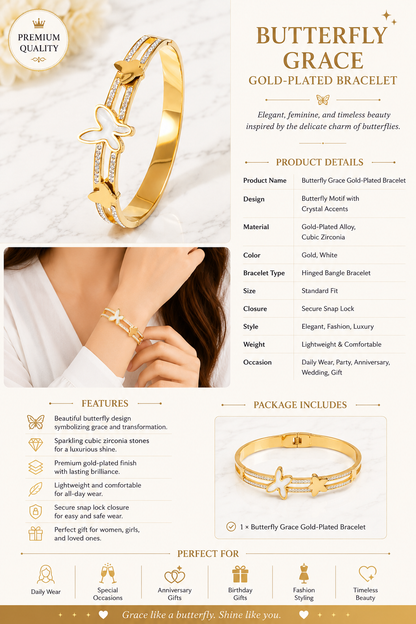 Butterfly Grace  Bangle
