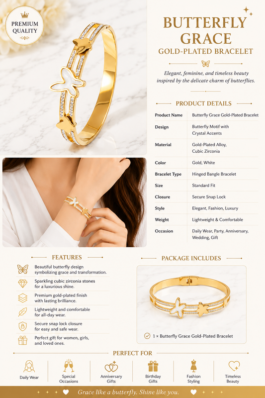 Butterfly Grace  Bangle