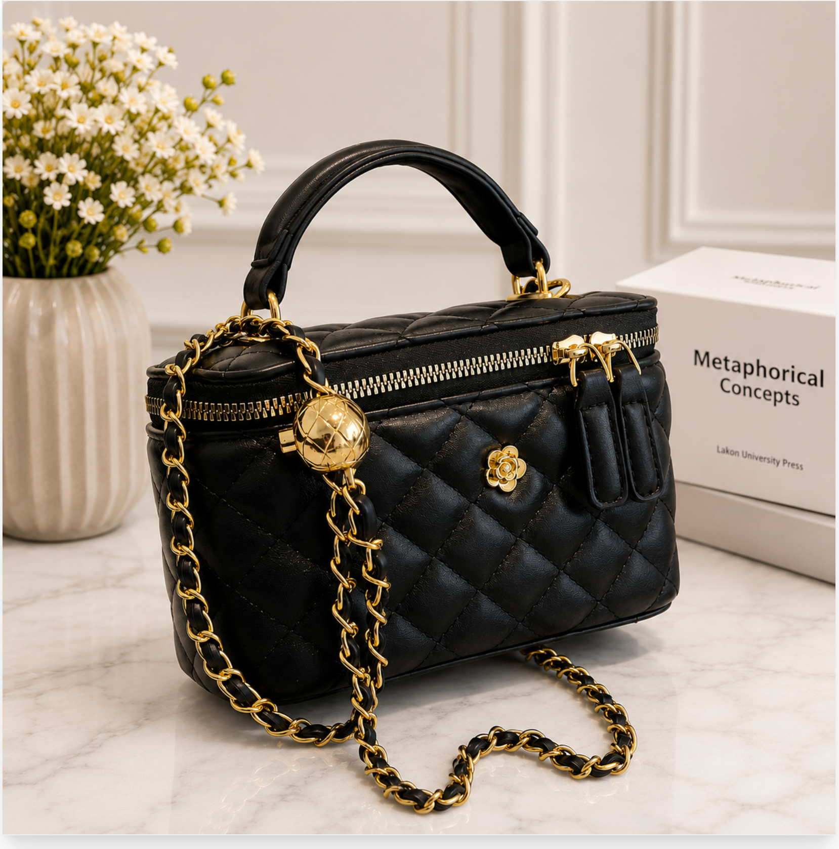 Camelia Quilted Crossbody Bag