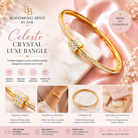 Celeste Crystal Luxe Bangle
