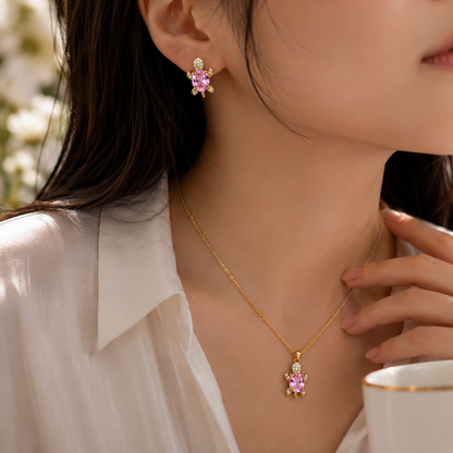 Rosé Turtle Luxe Jewelry Set ⭐