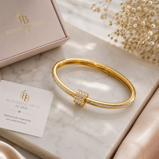 Celeste Crystal Luxe Bangle