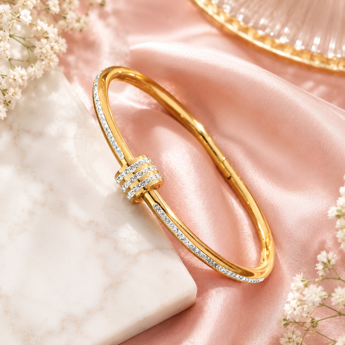 Celeste Crystal Luxe Bangle