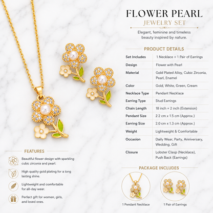 Pearl Flower Set