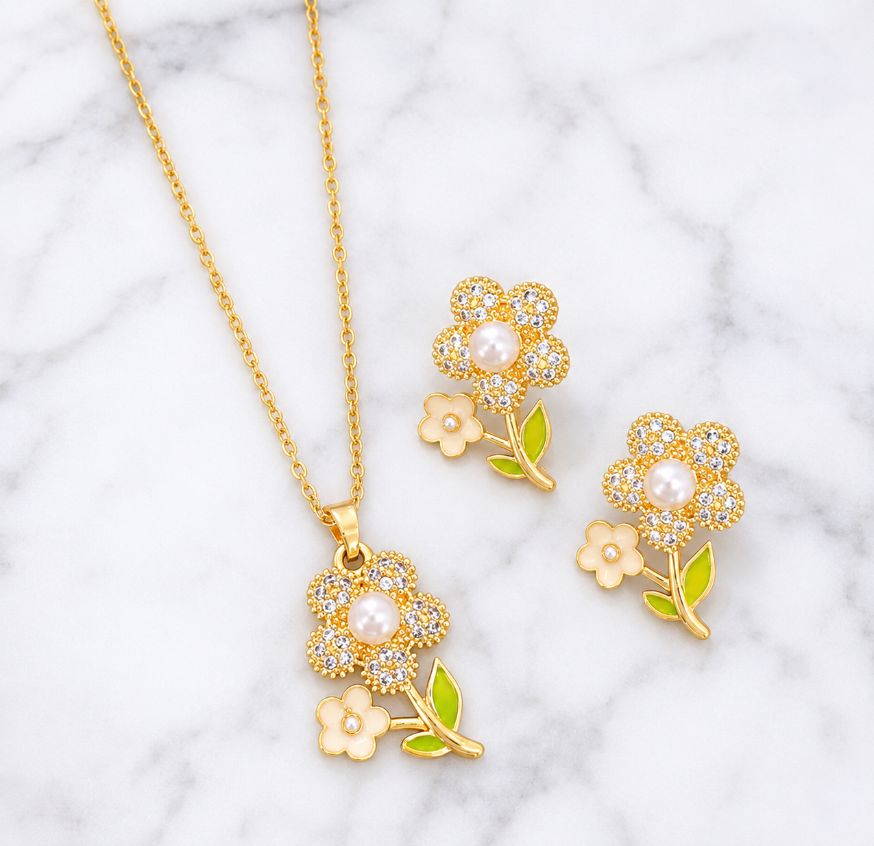 Pearl Flower Set