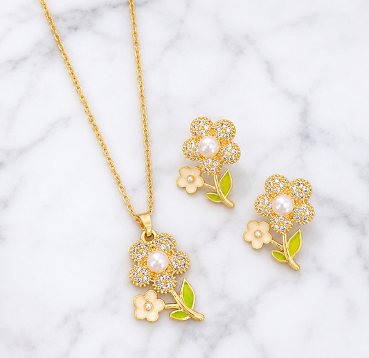 Pearl Flower Set